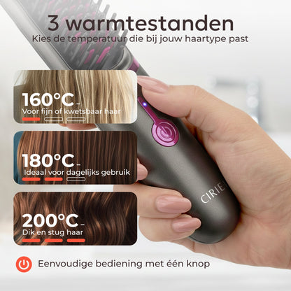 Velozia AirBrush™ Pro | Draadloze Stijlborstel