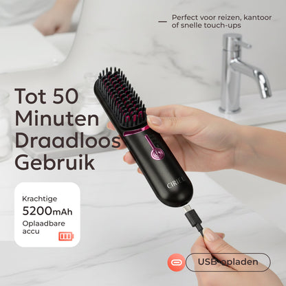 Velozia AirBrush™ Pro | Draadloze Stijlborstel