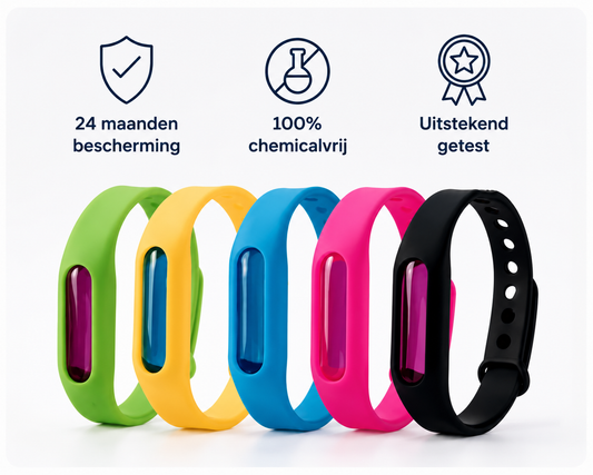 Velozia™ Muggenwerende Armband | Chemievrije Bescherming voor Binnen & Buiten