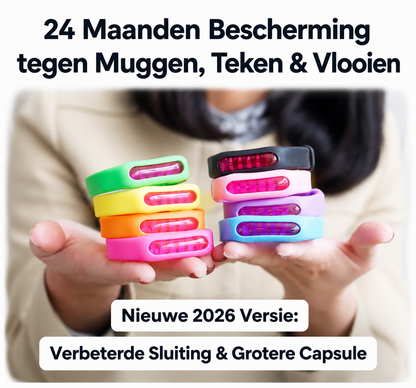 Velozia™ Muggenwerende Armband | Chemievrije Bescherming voor Binnen & Buiten