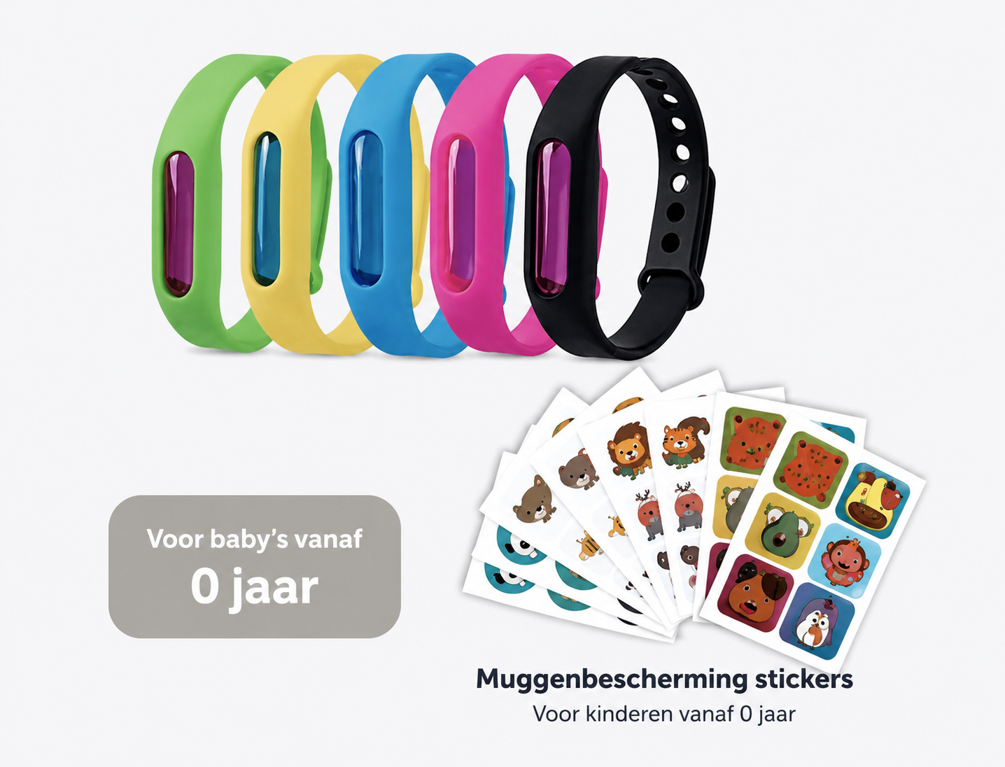 Velozia™ Muggenwerende Armband | Chemievrije Bescherming voor Binnen & Buiten