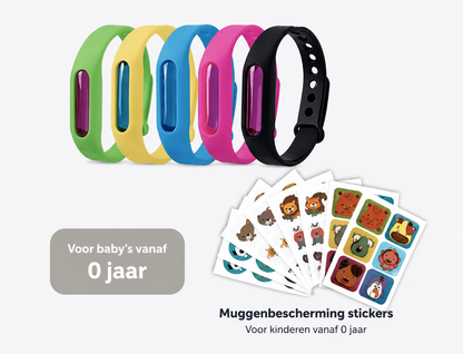 Velozia™ Muggenwerende Armband | Chemievrije Bescherming voor Binnen & Buiten