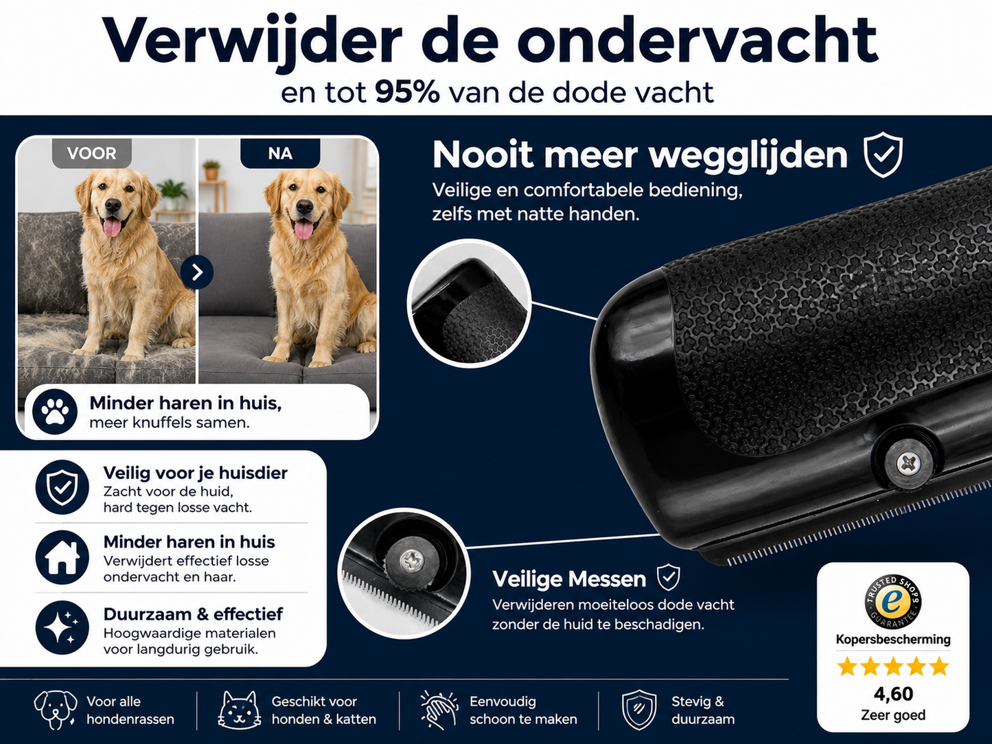 Vacht Wonder Borstel