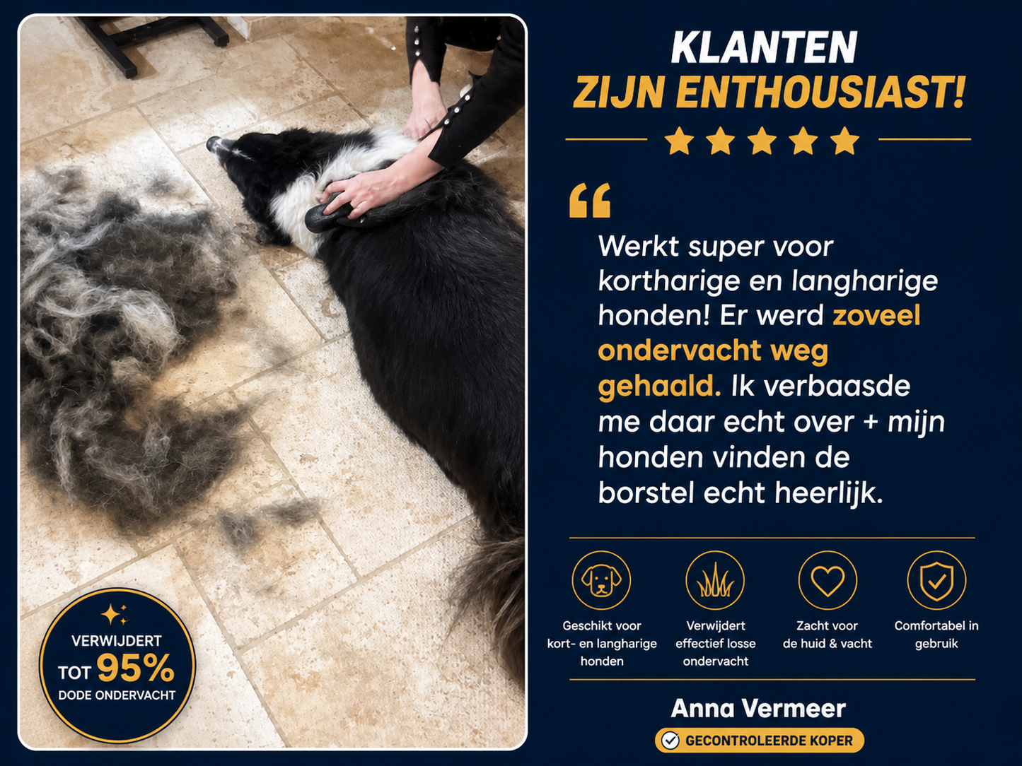 Vacht Wonder Borstel