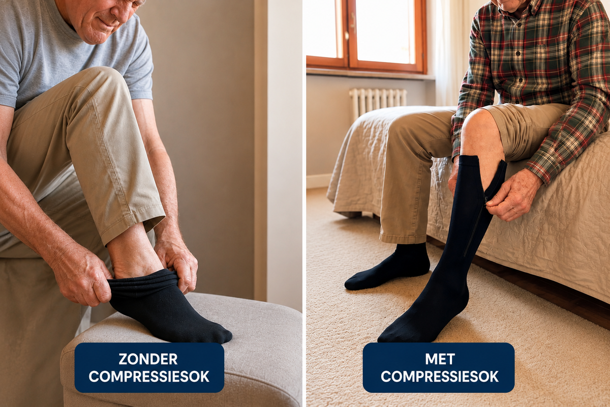 Velozia ZipSupport – Compressiekousen met Rits